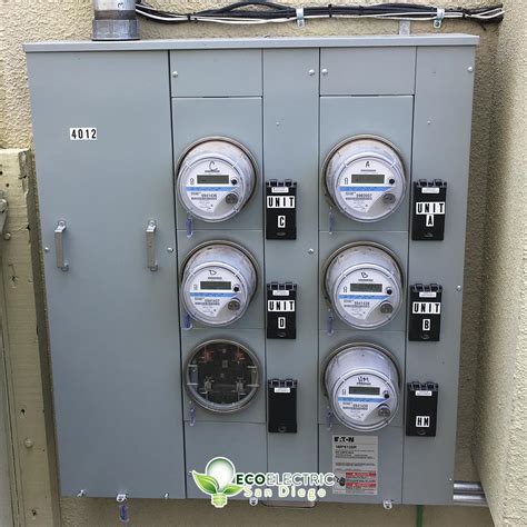 3 unit electric meter box leviton|2M403.